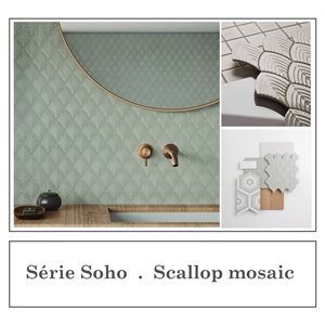 Série Soho * Scallop mosaic